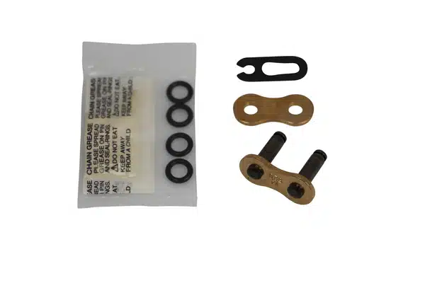 Moto Master kettingschakel ( clip ) Voor Moto Master V4 O-ring ketting goud 520 x 120 Links (652002)
