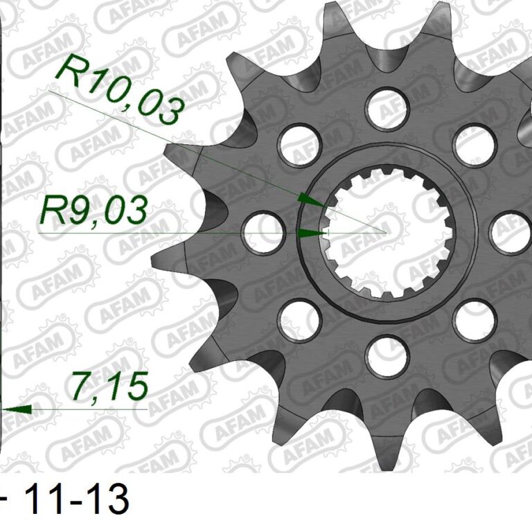 AFAM voortandwiel met moddergroef Suzuki RM 125 87-11 & RM-Z 250 07-12