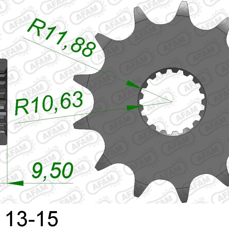 AFAM voortandwiel Suzuki RM-Z 450 05-14 & RM-X 450Z 10-17
