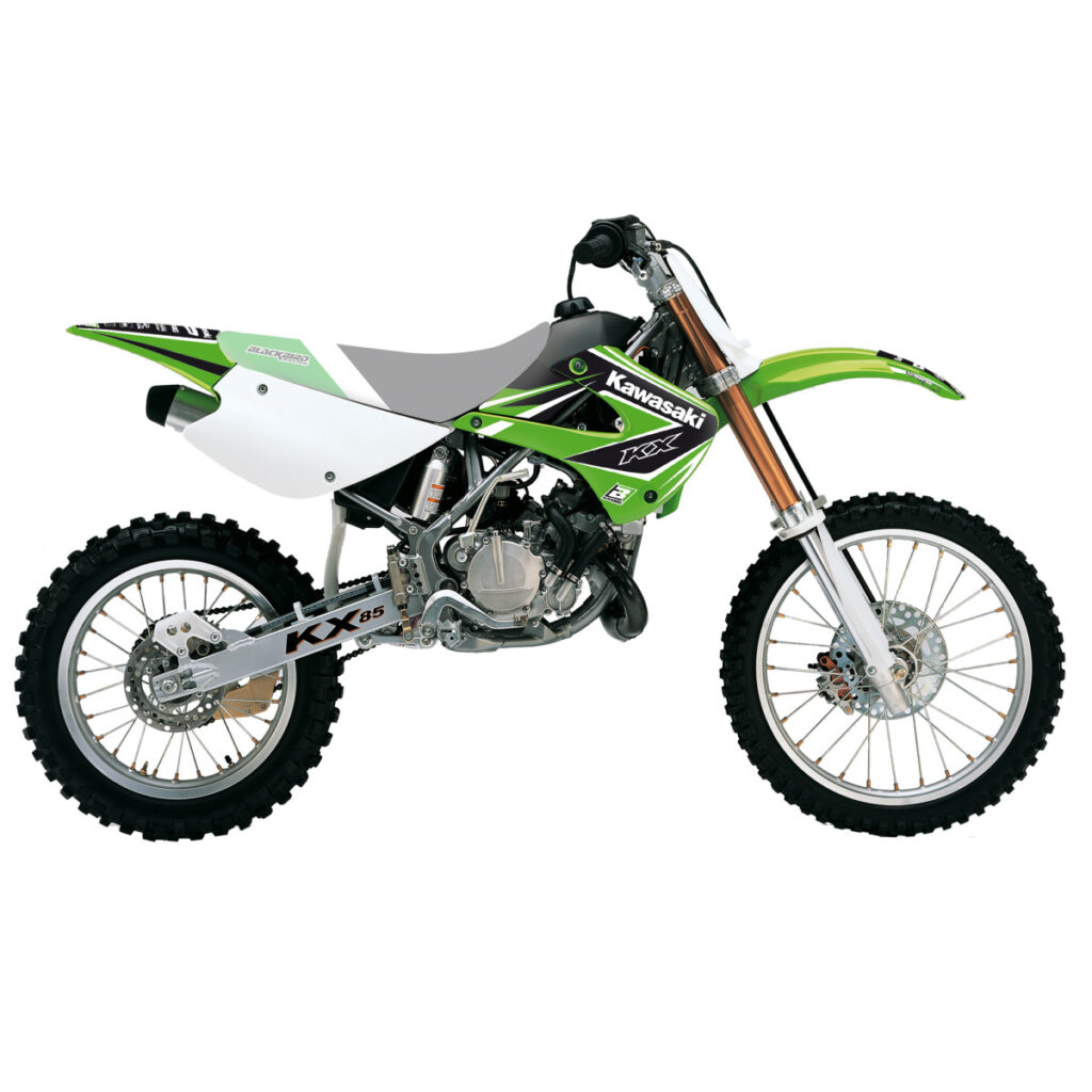 Blackbird Dream 4 stickerset 3 delig Kawasaki KX 85 2001-2013 - Afbeelding 2