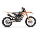 Blackbird Dream 4 stickerset 3 delig KTM SX/F 125/150/250/300/350/450 2023 & EXC/EXC-F 250-500 2024-