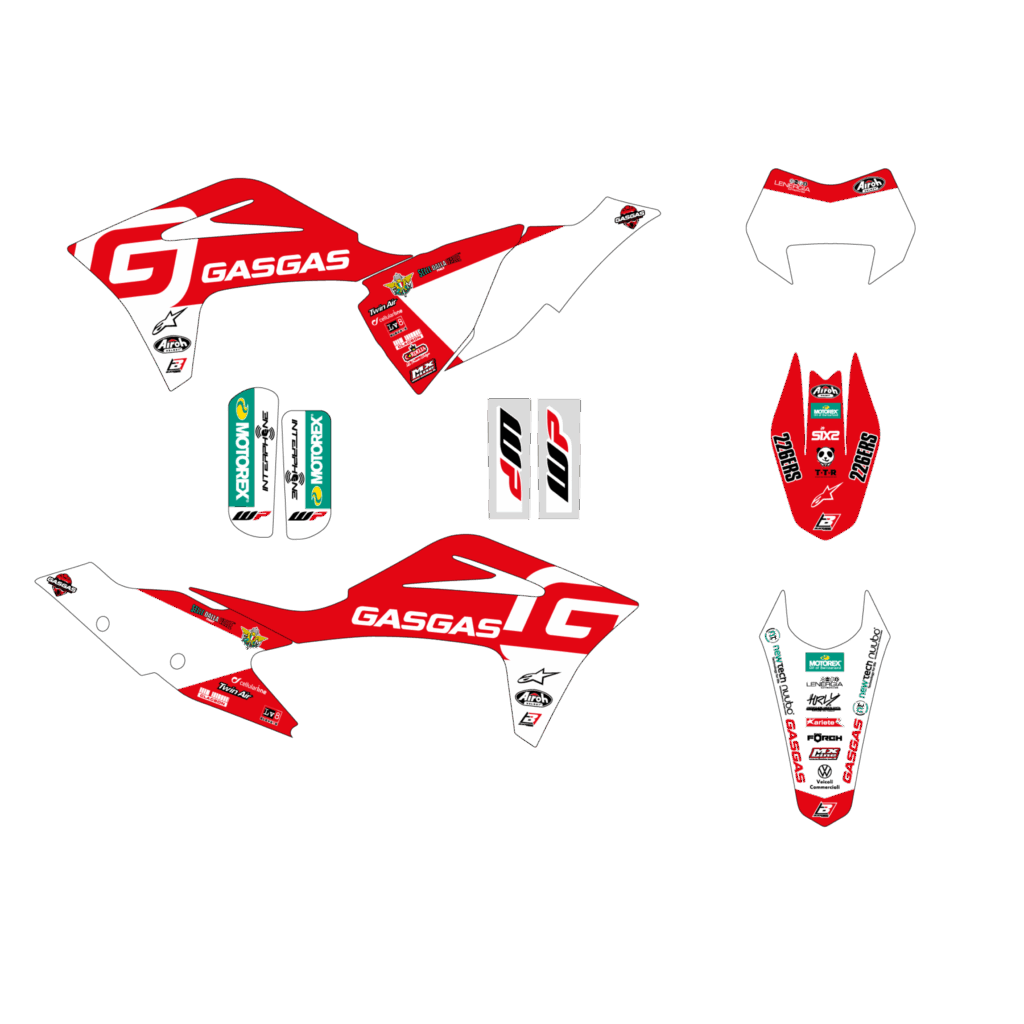 Blackbird stickerset Replica 2021 Gas Gas MC/MC-F/EC/EC-F 125-450 21- - Afbeelding 2