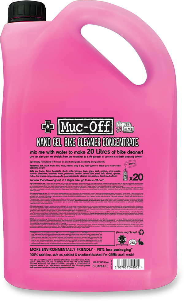 MUC-OFF Motorcycle cleaner kan van 5 Liter (concentrate)