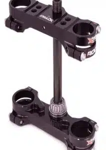 X-Trig Rocs kroonplaten met offset standaard zwart KTM SX 65 2024-2025 & Husqvarna TC 65 2024-2025 & Gas Gas MC 65 2024-2025