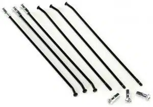 Haan Wheels spaak + nippel Zwart voor 19" OEM Naaf KTM/Husqvarna/Gas Gas 85cc Voorwiel ( 5 stuks )