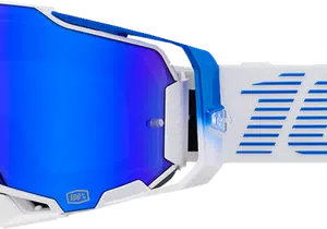 100% Armega Crossbril Neo - Hiper Blauw spiegel lens ( 2024 collectie )