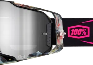 100% Armega Crossbril Sarcelle - Zilvere spiegel lens ( 2024 collectie )