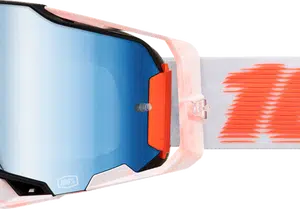 100% Armega Crossbril Tubular - Blauwe Spiegel lens ( 2024 collection )