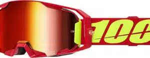100% Armatic Crossbril Red - Red mirror lens ( 2025 collection )