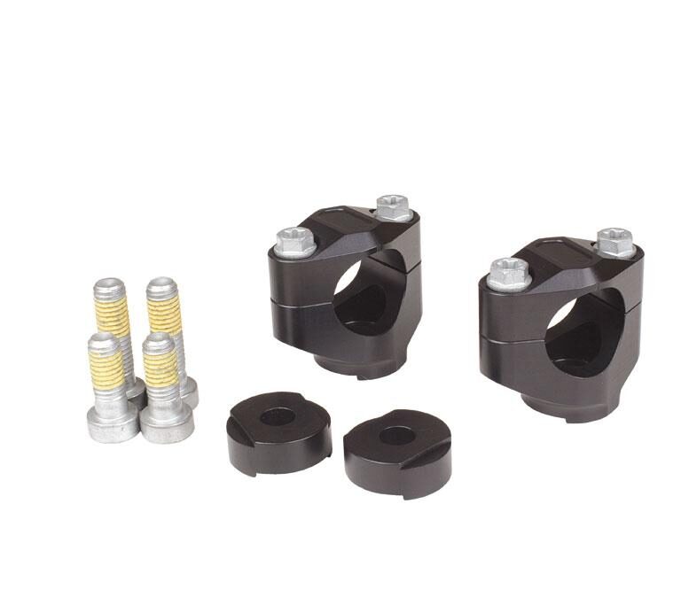 X-Trig stuurklemmen + stuurverhoger blokken voor Xtrig kroonplaten met 28,6 mm stuur M10