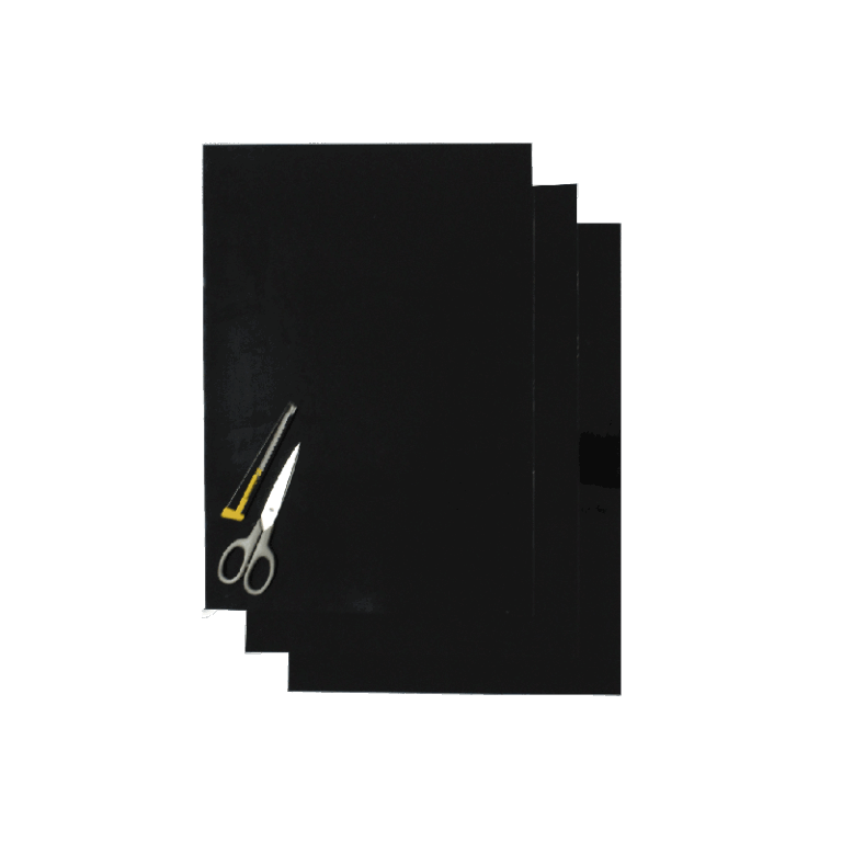 Blackbird Zwart stickervel 47x33cm ( 3 stuks )