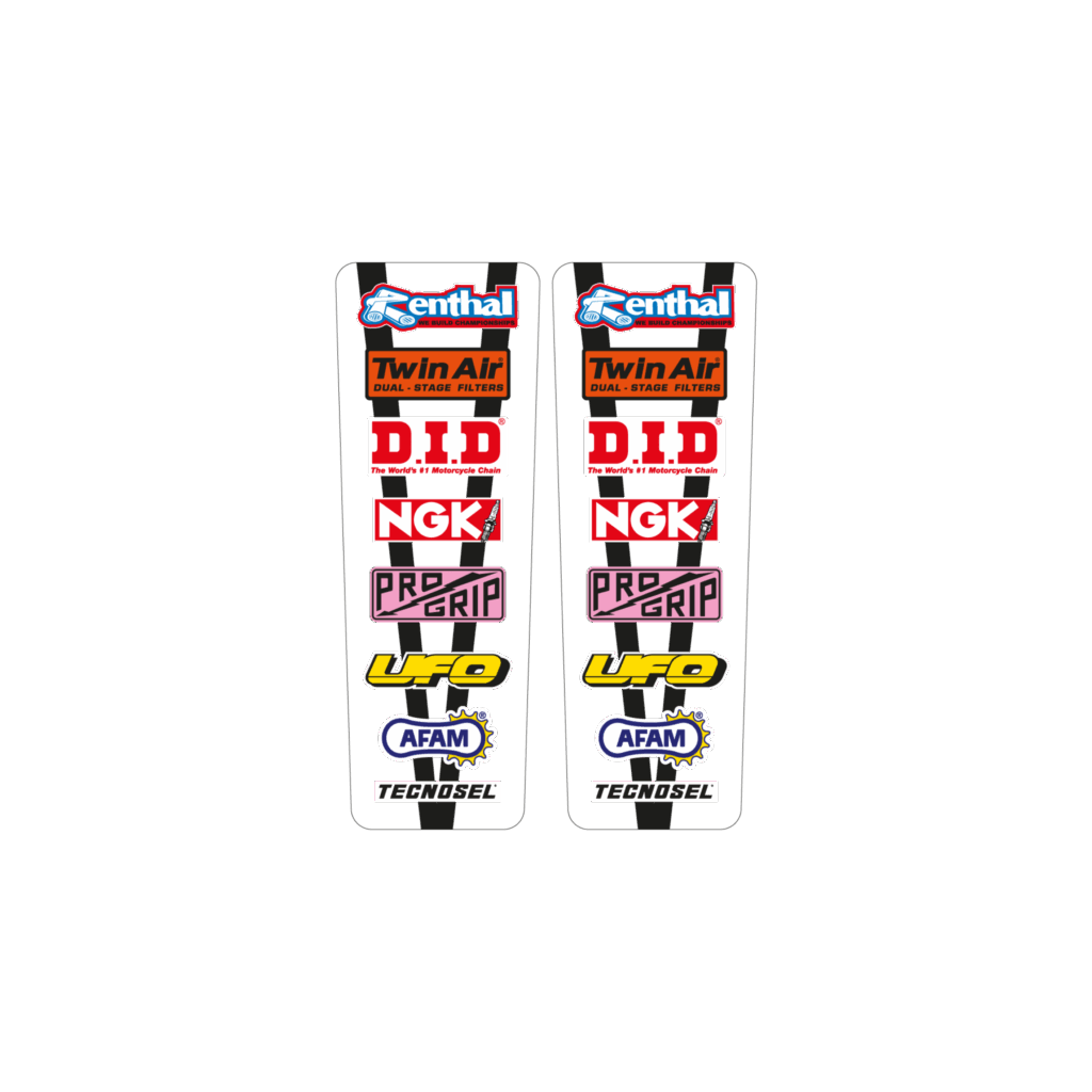 Blackbird Vintage spatbord stickers