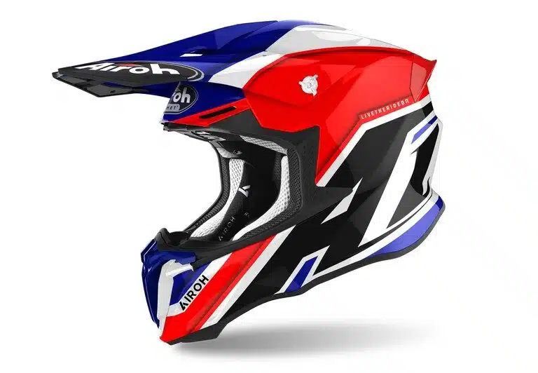 Airoh crosshelm Twist 2.0 Shaken Blauw