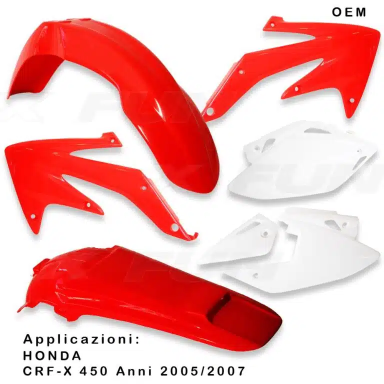 X-Fun plastic kit OEM Honda CRF 450X 2005-2007