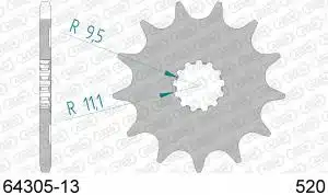 AFAM voortandwiel 13 tands staal Husqvarna -13