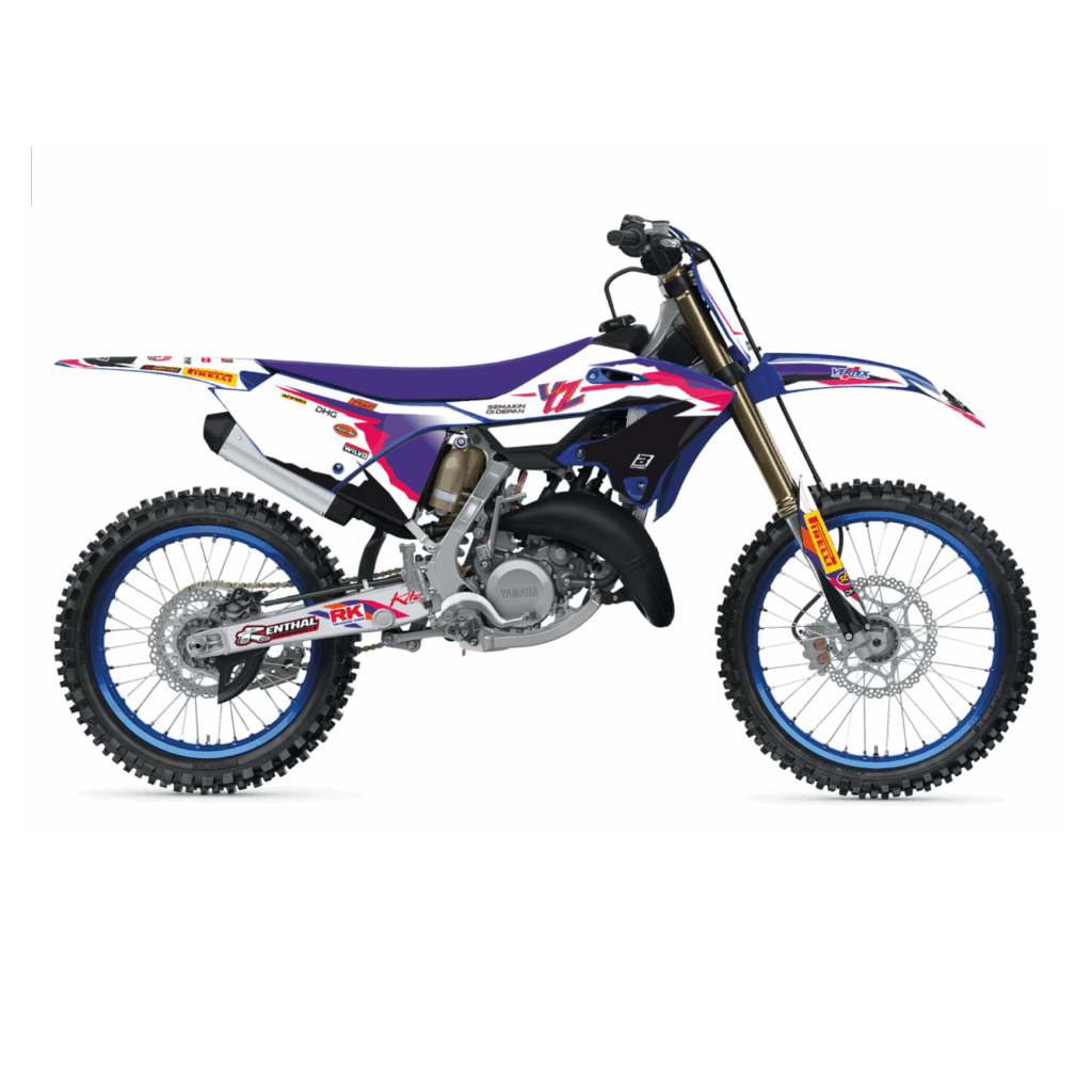 Blackbird stickerset met zadelovertrek Replica Team Factory 50th Anniversay Yamaha YZ 125/250 2022-2024 - Afbeelding 3