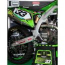 Polisport sticker beschermers transparant zijnummerborden Kawasaki KX 450F 19-