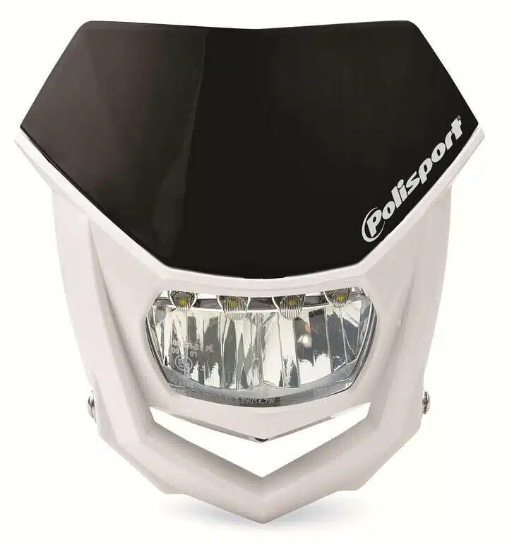 Polisport LMX Halo Led koplamp zwart/wit