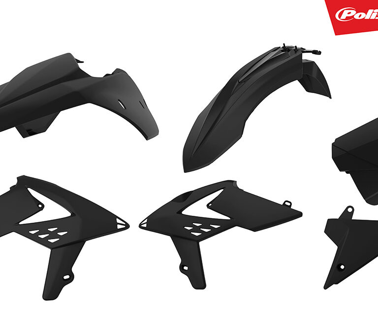 Polisport plastic kit Zwart Beta RR 250/300/350/430/480 13-17