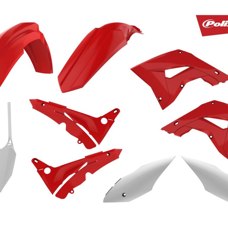 Polisport plastic kit restyle OEM kleur Honda CR 125R/250R 02-07