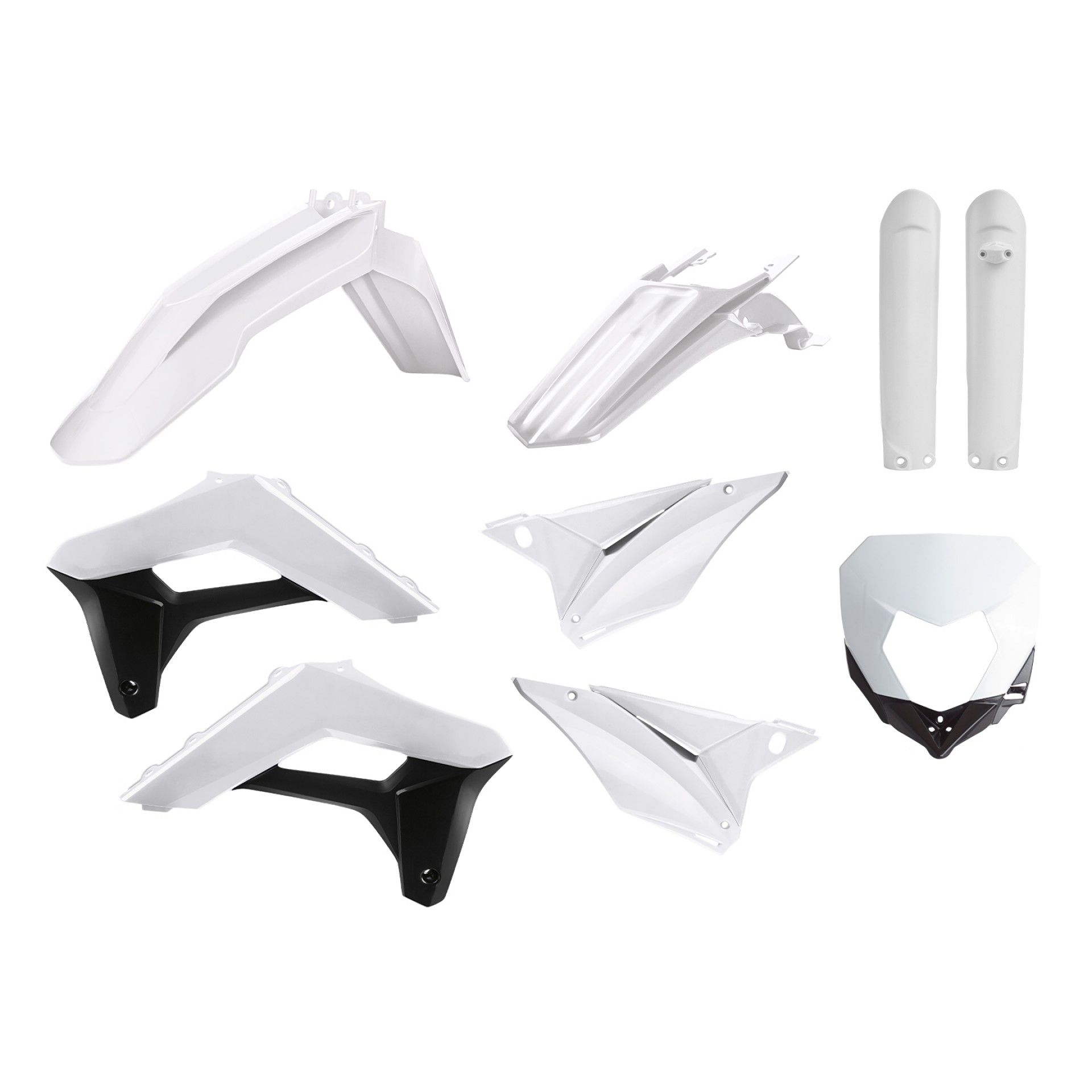 Polisport plastic kit Wit SHERCO SE-R/SEF-R 2017-2021