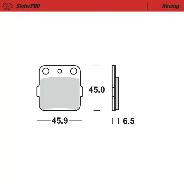Moto Master Sintered Metal Achter remblokken SinterPro 091011