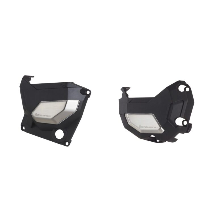 Polisport KIT ENGINE COVER PROTECTOR BLACK - Kawasaki Z 900 2017-2022 & Yamaha XSR 700 2015-2022