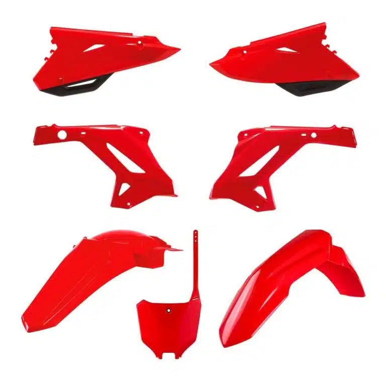 Polisport plastic kit restyle Rode kleur ( model 2022 ) Honda CR 125R/250R 02-07