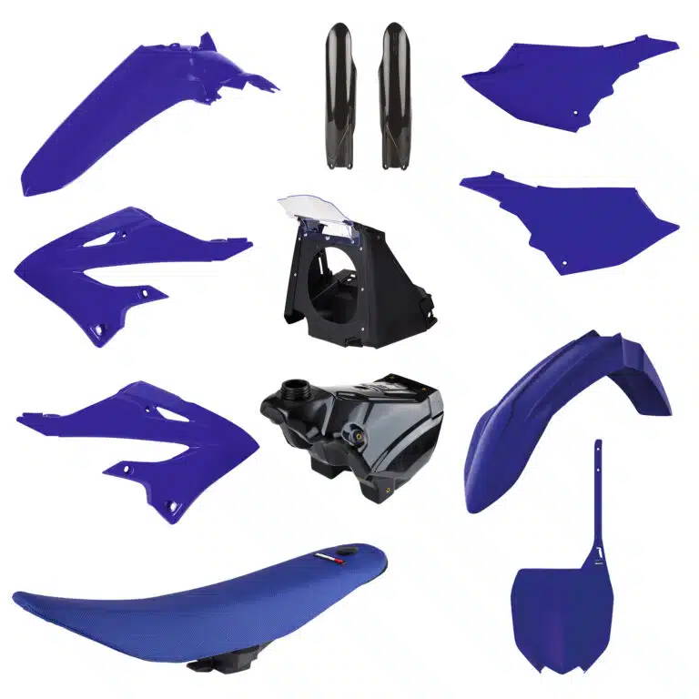 Polisport plastic kit restyle 2022 model YZ OEM kleur Yamaha YZ 125/250 2002-2021 ( inclusief tank en zadel )
