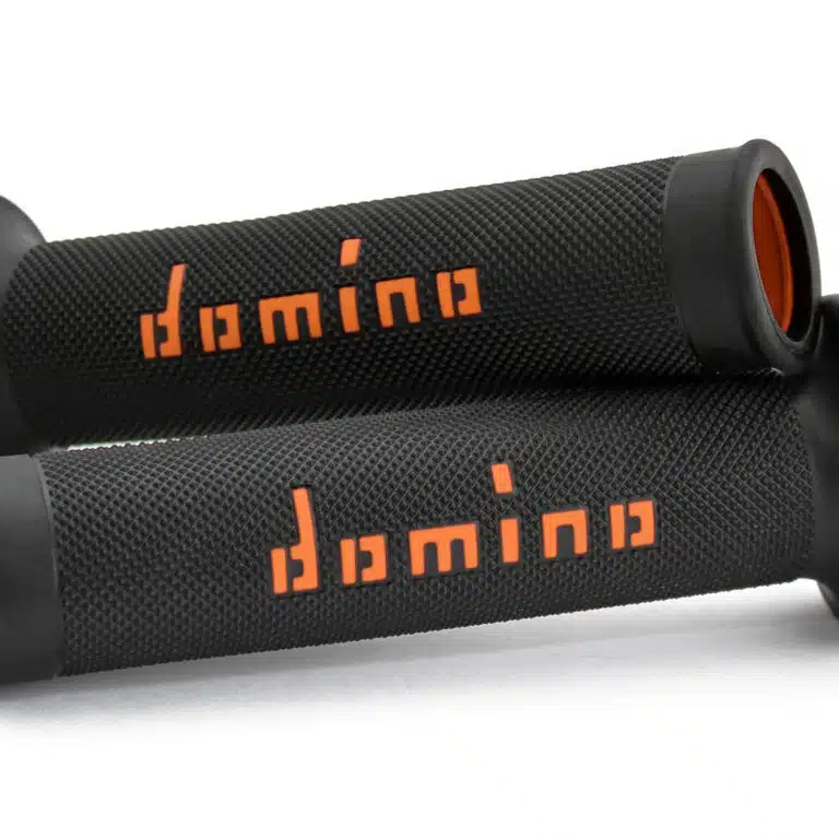 Domino wegmotor A010 handvaten Zwart / Oranje