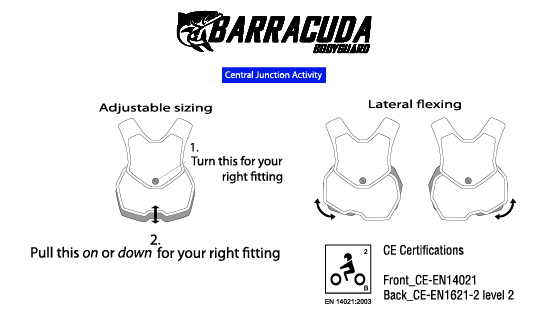 FM Bodyprotector Barracuda Zwart - Afbeelding 3