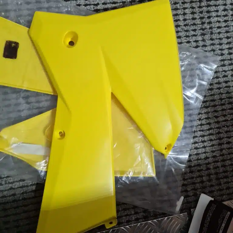 Racetech radiator kappen Geel KTM SX 125/250/450/525 05-06 & SX-F 250 06 & EXC 125/200/250/300 05-07