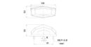DRC vervangende lens smoke voor DRC Moto Led Edge 2 Tail Light