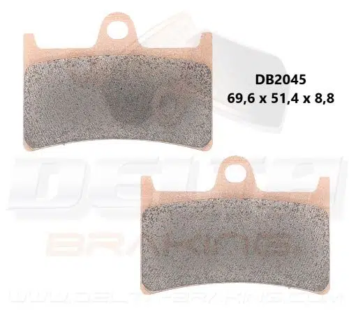 Delta Braking Voor remblokken DB2045 Type RD-ER