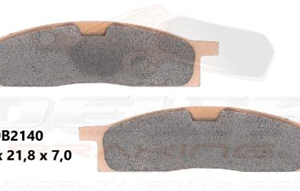 Delta Braking Voor remblokken DB2140 Type D