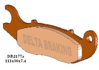 Delta Braking Voor remblokken DB2177 type M-1