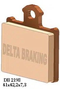 Delta Braking Sintered achter remblokken DB2198 Type D