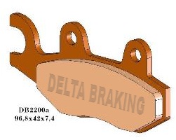 Delta Braking Voor of Achter remblokken DB2200 type SR-N