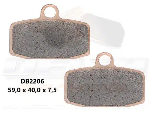 Delta Braking Sintered Voor remblokken KTM SX 85 2012-2020 Type D