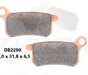 Delta Braking Voor / Achter remblokken DB2290 Type D ( 65cc )