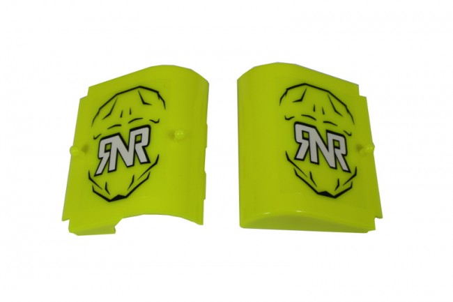 Rip N Roll Front Cover Set Neon Yellow for RNR Racerpack WVS MX Goggles ( 48mm )
