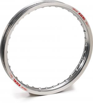 Excel voorvelg ( voor 28 spaken ) Zilver 17x1.40 Honda CR 80/85 & CRF 150R & Kawasaki KX 80/85/100 & KLX 140