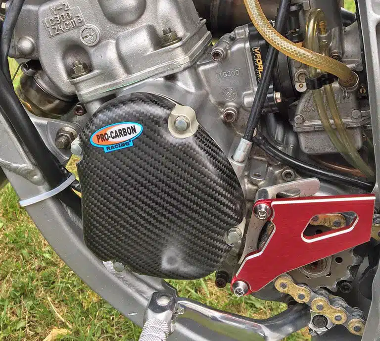 Pro Carbon ontstekingsdeksel sticker Yamaha YZ 125 2005-2023 & Fantic XX 125 2021-2023