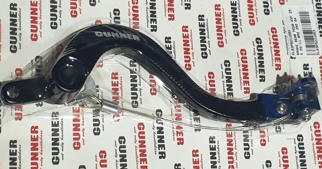 Gunner Rempedaal + Brake Saver zwart Kawasaki KX 250F 05-20 & Suzuki RM-Z 250 05-06