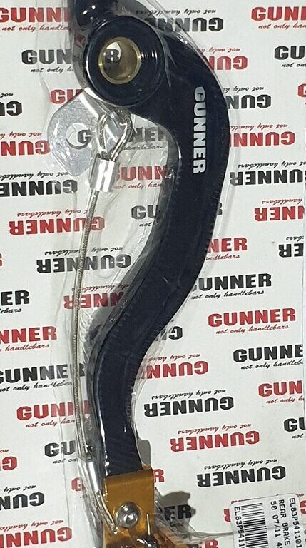 Gunner Rempedaal + Brake Saver zwart Suzuki RM-Z 250 07-12 & RM-Z 450 05-07