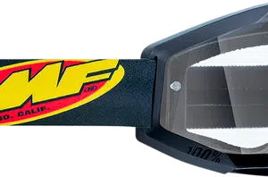 FMF Powerbomb crossbril Zwart met heldere lens