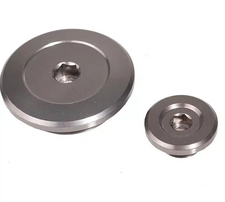 RFX Blok pluggen aluminium grijs Yamaha YZ 450F 2023