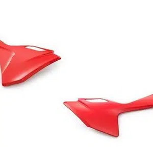 UFO Zijnummerborden + Luchtfilterkap Rood Gas Gas MC 125/250 2024 & MC-F 250/350/450 2024 & EC 250/300 2024 & EC 250F/350F/450F/500F 2024