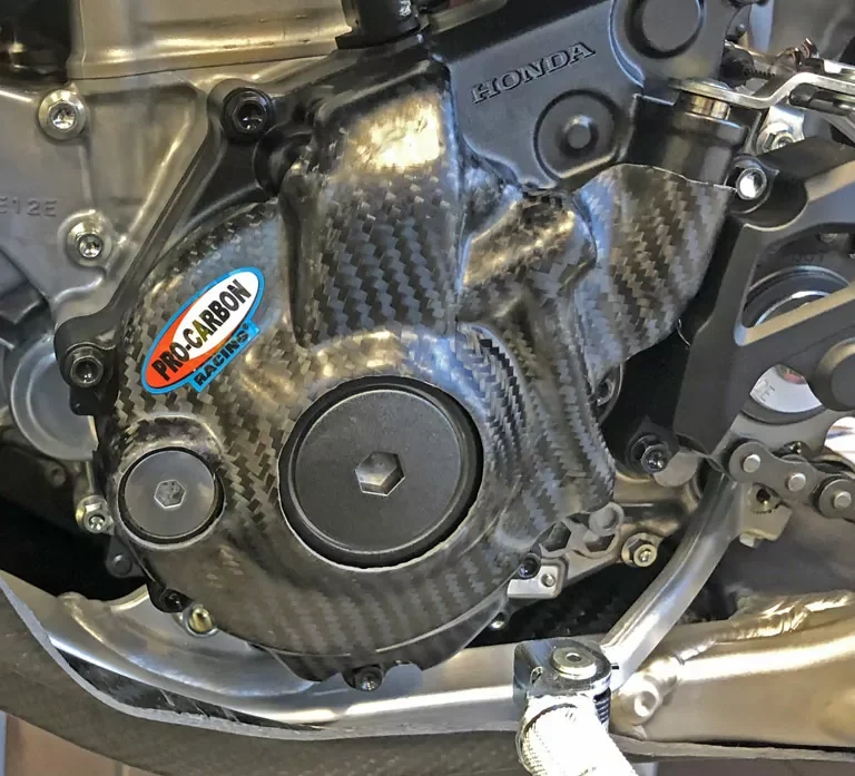 Pro Carbon blok ontsteking beschermer Honda CRF 250R 2018-2023