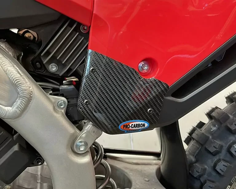 Pro Carbon sticker beschermer zijnummerborden Honda CRF 250R 2022-2023 & CRF 450R 2021-2024
